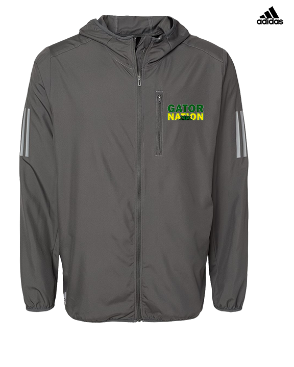 Crystal Lake South HS Boys Track & Field Nation - Mens Adidas Full Zip Jacket