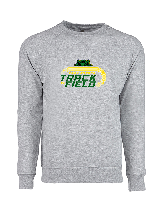 Crystal Lake South HS Boys Track & Field Turn - Crewneck Sweatshirt