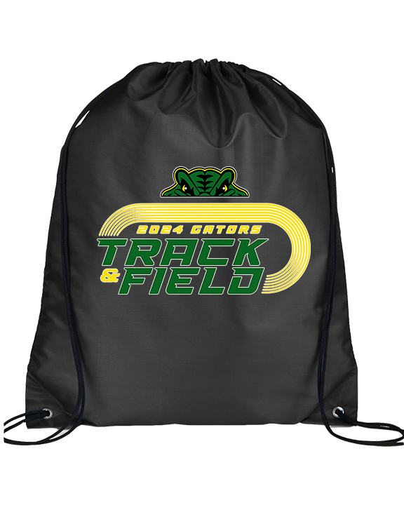 Crystal Lake South HS Boys Track & Field Turn - Drawstring Bag