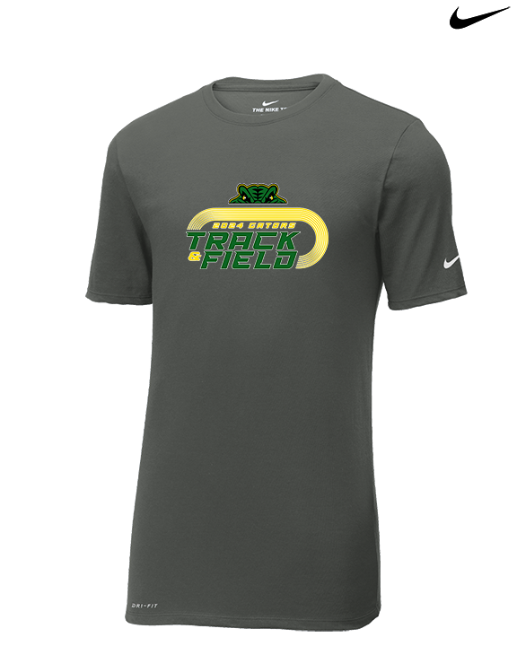 Crystal Lake South HS Boys Track & Field Turn - Mens Nike Cotton Poly Tee