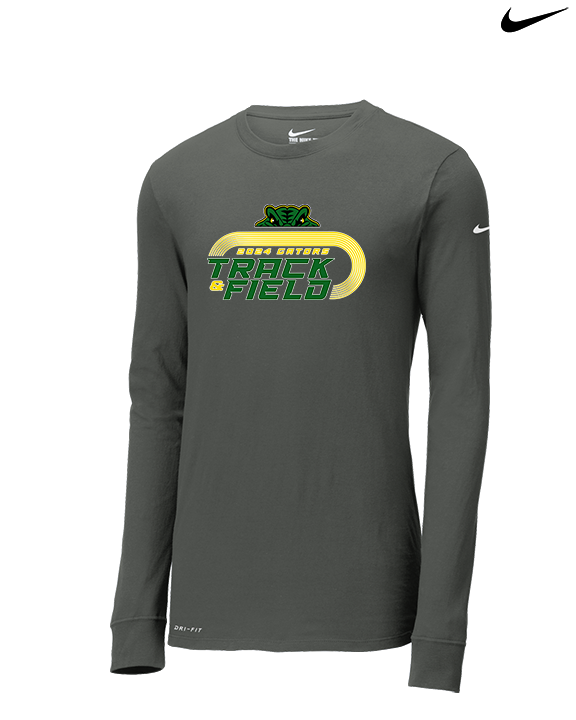 Crystal Lake South HS Boys Track & Field Turn - Mens Nike Longsleeve