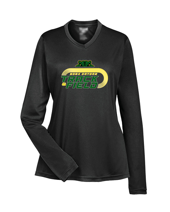Crystal Lake South HS Boys Track & Field Turn - Womens Performance Longsleeve