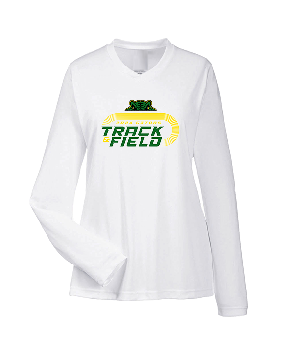 Crystal Lake South HS Boys Track & Field Turn - Womens Performance Longsleeve