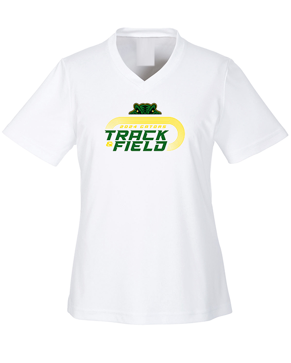 Crystal Lake South HS Boys Track & Field Turn - Womens Performance Shirt