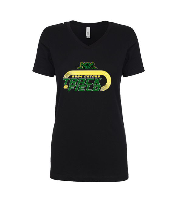 Crystal Lake South HS Boys Track & Field Turn - Womens Vneck