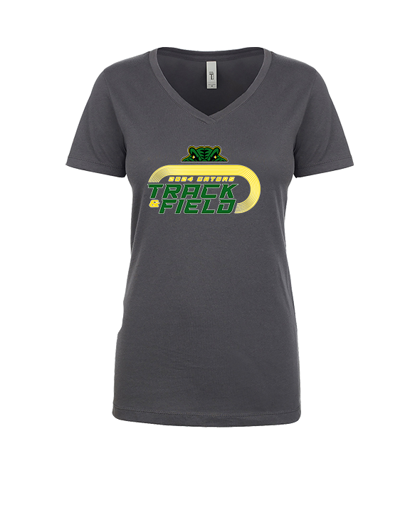 Crystal Lake South HS Boys Track & Field Turn - Womens Vneck