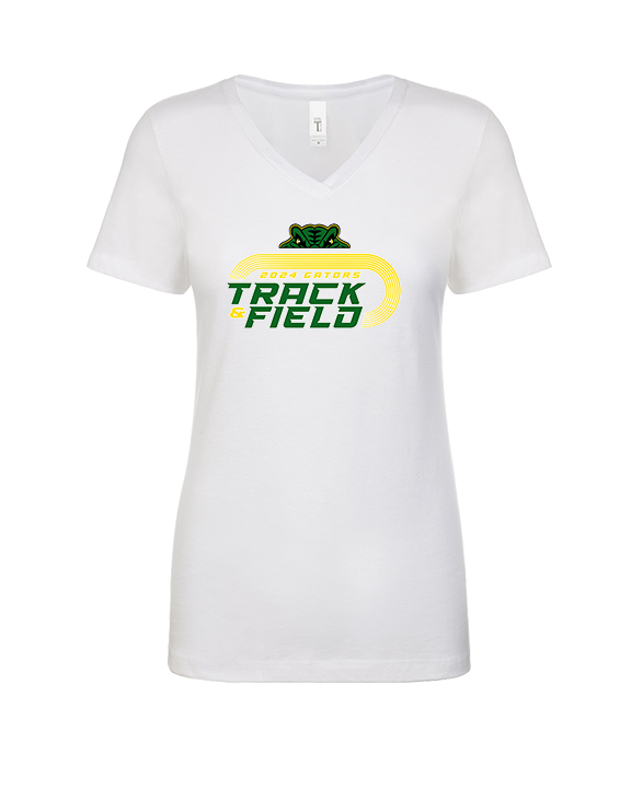 Crystal Lake South HS Boys Track & Field Turn - Womens Vneck