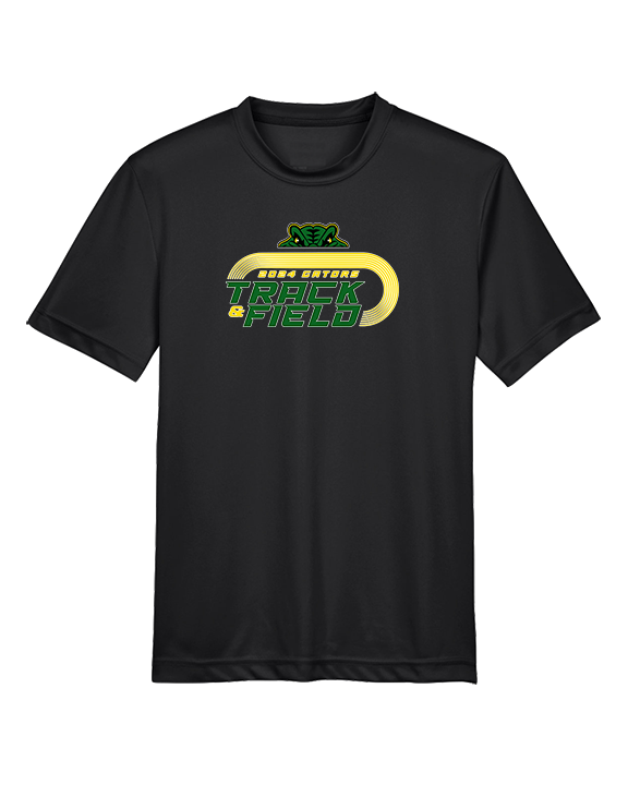 Crystal Lake South HS Boys Track & Field Turn - Youth Performance Shirt