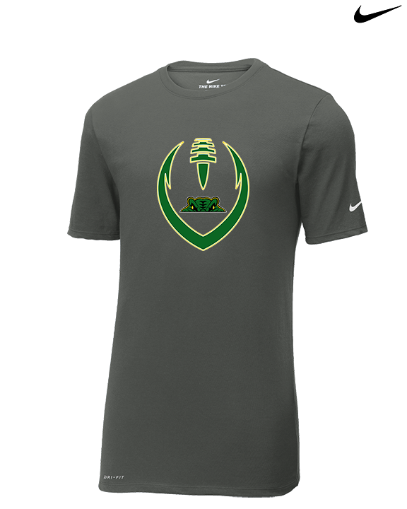 Crystal Lake South HS Football Full Football - Mens Nike Cotton Poly Tee