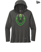 Crystal Lake South HS Football Full Football - New Era Tri-Blend Hoodie