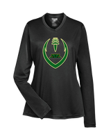 Crystal Lake South HS Football Full Football - Womens Performance Longsleeve