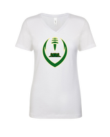 Crystal Lake South HS Football Full Football - Womens V-Neck