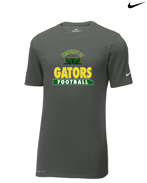 Crystal Lake South HS Football Property - Mens Nike Cotton Poly Tee