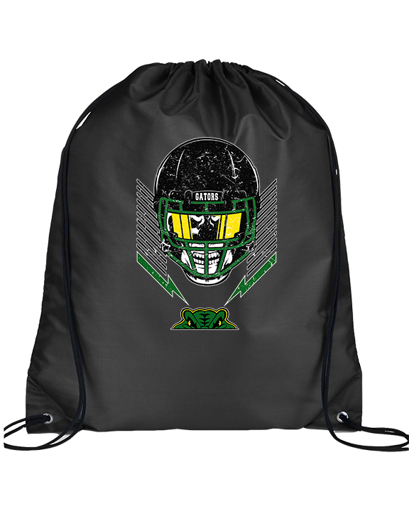 Crystal Lake South HS Football Skull Crusher - Drawstring Bag