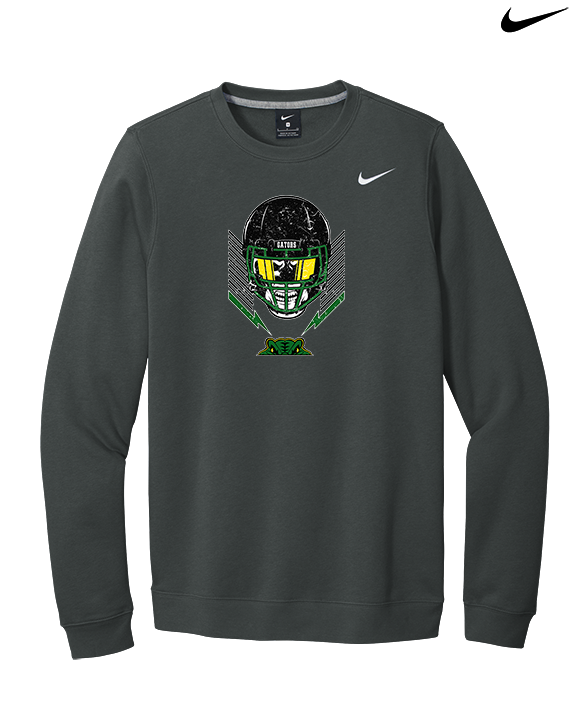 Crystal Lake South HS Football Skull Crusher - Mens Nike Crewneck