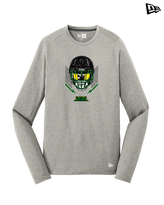 Crystal Lake South HS Football Skull Crusher - New Era Performance Long Sleeve