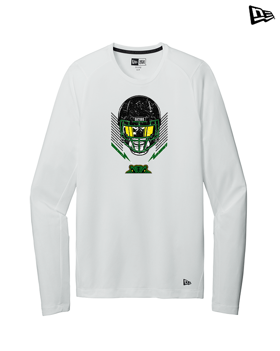 Crystal Lake South HS Football Skull Crusher - New Era Performance Long Sleeve