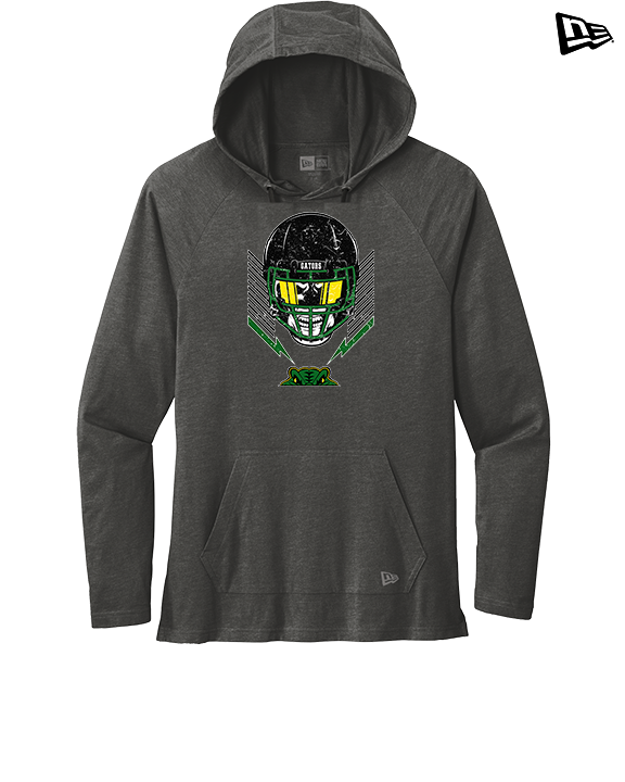 Crystal Lake South HS Football Skull Crusher - New Era Tri-Blend Hoodie