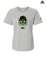 Crystal Lake South HS Football Skull Crusher - Womens Adidas Performance Shirt