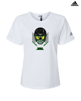 Crystal Lake South HS Football Skull Crusher - Womens Adidas Performance Shirt