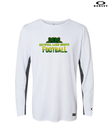 Crystal Lake South HS Football Splatter - Mens Oakley Longsleeve