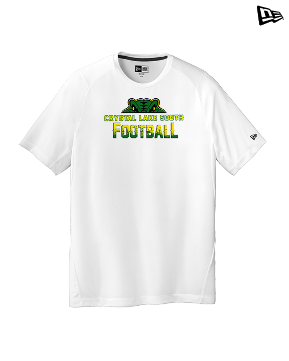 Crystal Lake South HS Football Splatter - New Era Performance Shirt