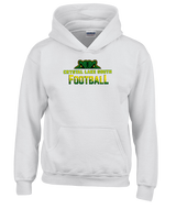 Crystal Lake South HS Football Splatter - Youth Hoodie