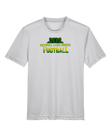 Crystal Lake South HS Football Splatter - Youth Performance Shirt