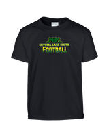 Crystal Lake South HS Football Splatter - Youth Shirt