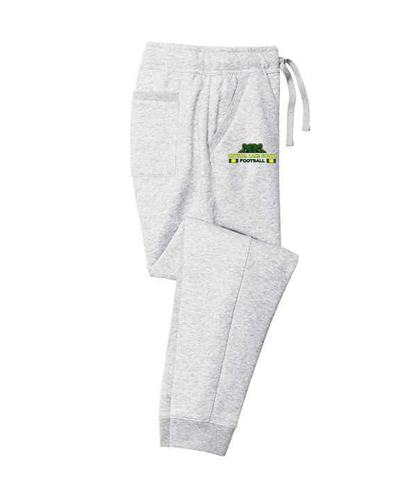 Crystal Lake South HS Football Stacked - Cotton Joggers