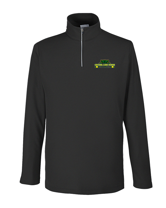 Crystal Lake South HS Football Stacked - Mens Quarter Zip