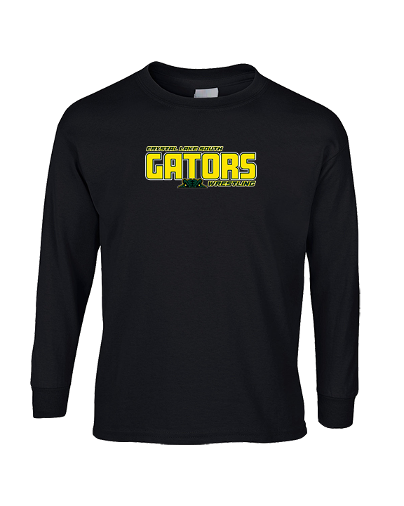 Crystal Lake South HS Wrestling Bold - Cotton Longsleeve