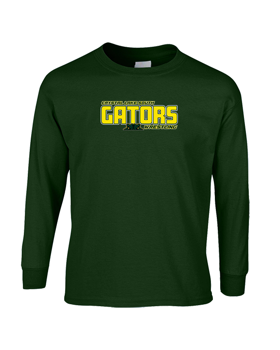 Crystal Lake South HS Wrestling Bold - Cotton Longsleeve
