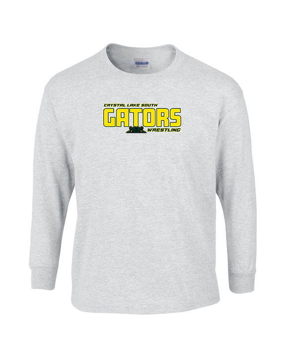 Crystal Lake South HS Wrestling Bold - Cotton Longsleeve