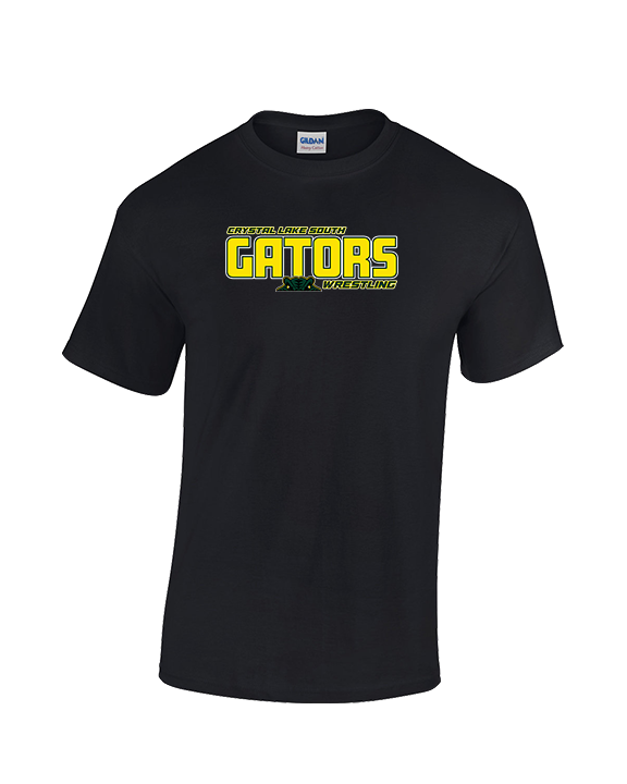 Crystal Lake South HS Wrestling Bold - Cotton T-Shirt