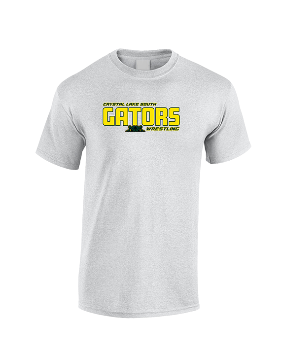 Crystal Lake South HS Wrestling Bold - Cotton T-Shirt