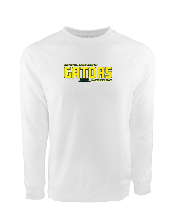 Crystal Lake South HS Wrestling Bold - Crewneck Sweatshirt