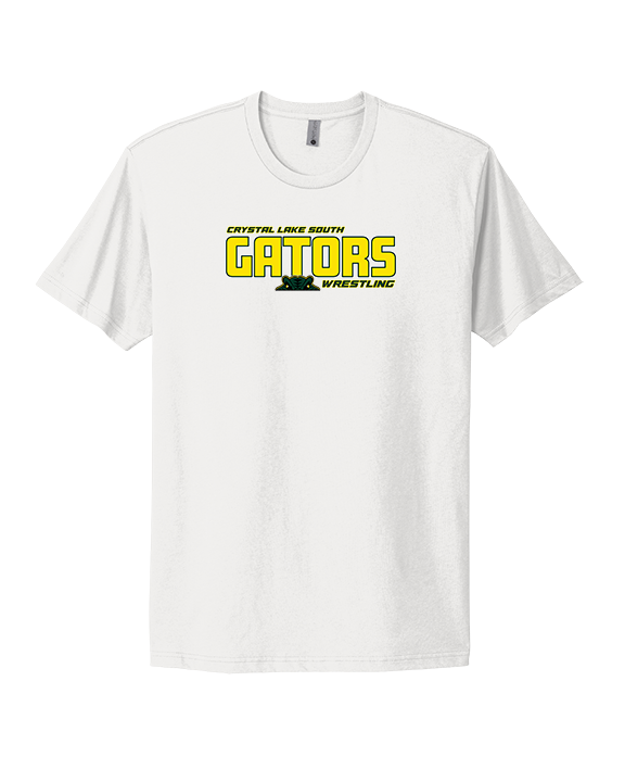 Crystal Lake South HS Wrestling Bold - Mens Select Cotton T-Shirt