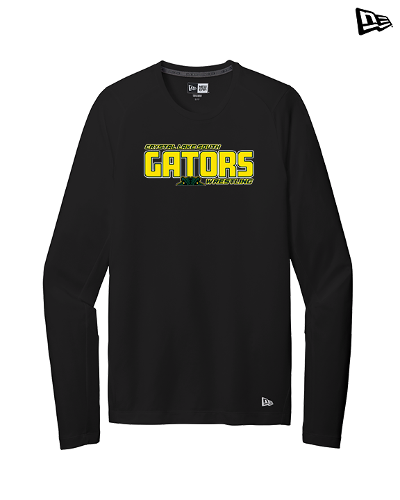 Crystal Lake South HS Wrestling Bold - New Era Performance Long Sleeve