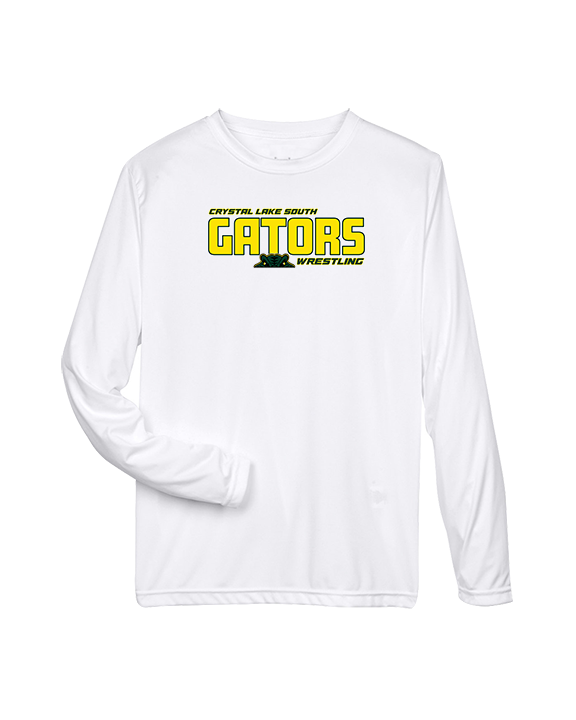 Crystal Lake South HS Wrestling Bold - Performance Longsleeve