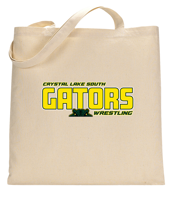 Crystal Lake South HS Wrestling Bold - Tote