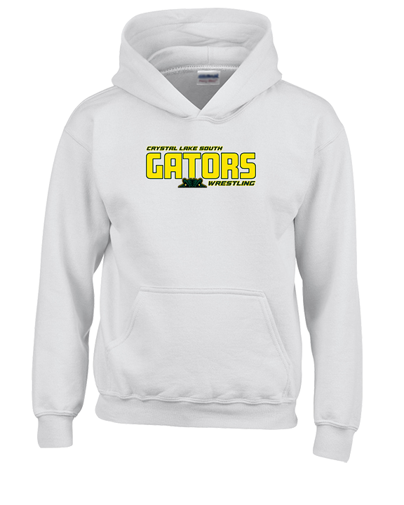 Crystal Lake South HS Wrestling Bold - Youth Hoodie
