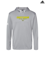 Crystal Lake South HS Wrestling Design - Mens Adidas Hoodie