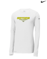 Crystal Lake South HS Wrestling Design - Mens Nike Longsleeve