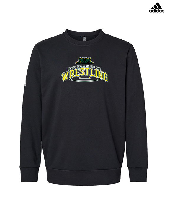 Crystal Lake South HS Wrestling Leave It - Mens Adidas Crewneck