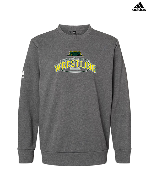 Crystal Lake South HS Wrestling Leave It - Mens Adidas Crewneck