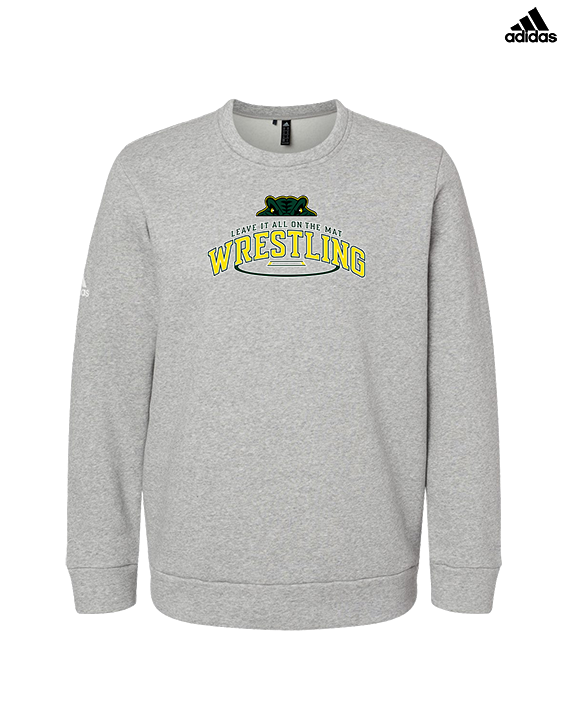 Crystal Lake South HS Wrestling Leave It - Mens Adidas Crewneck