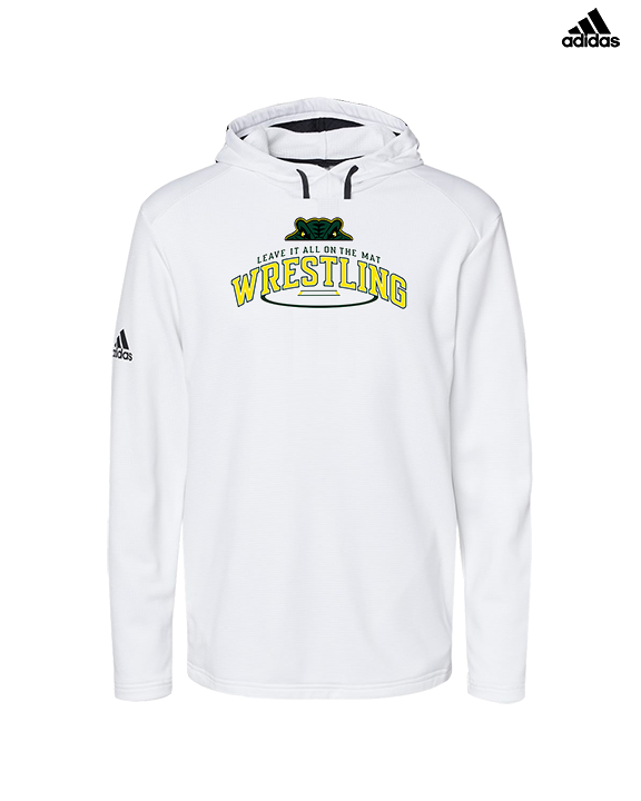 Crystal Lake South HS Wrestling Leave It - Mens Adidas Hoodie