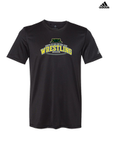 Crystal Lake South HS Wrestling Leave It - Mens Adidas Performance Shirt
