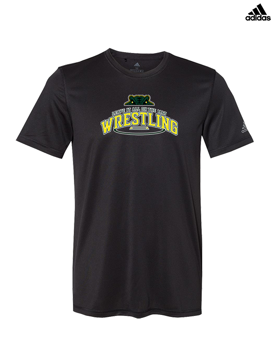Crystal Lake South HS Wrestling Leave It - Mens Adidas Performance Shirt